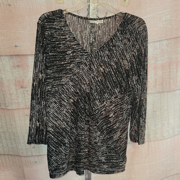 Dana Buchman Long Sleeve Blouse - Picture 1 of 6